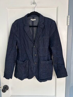 Denim sport coat